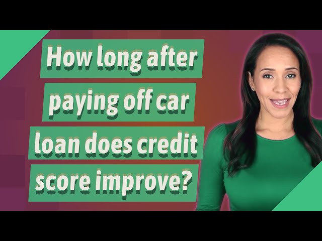 How Much Does Your Credit Score Increase After Paying Off a Car?