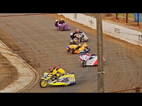 Oceanview Speedway - Opening Night Sidecars - 19/10/24 - dirt track racing video image