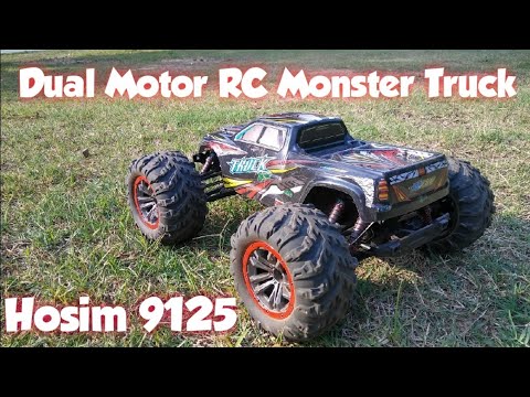 Hosim 9125 Dual Motor RC Monster Truck 1st Run - UCnnGALgMKGZrzN-lf1AosYw