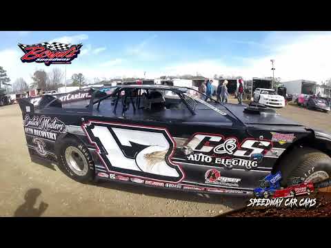#17 Tyler Garrett - Charger on 1-28-23 at Boyds Speedway - dirt track racing video image