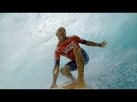 GoPro: Kelly Slater's Left Barrel At Sunset Beach - Vans Triple Crown 2013 - UCqhnX4jA0A5paNd1v-zEysw