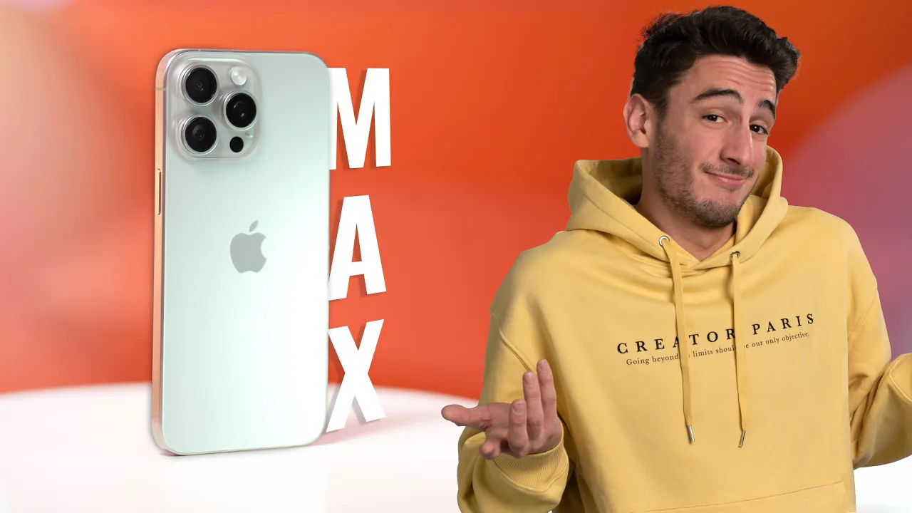 Vido-Test de Apple iPhone 15 Pro Max par TheiCollection