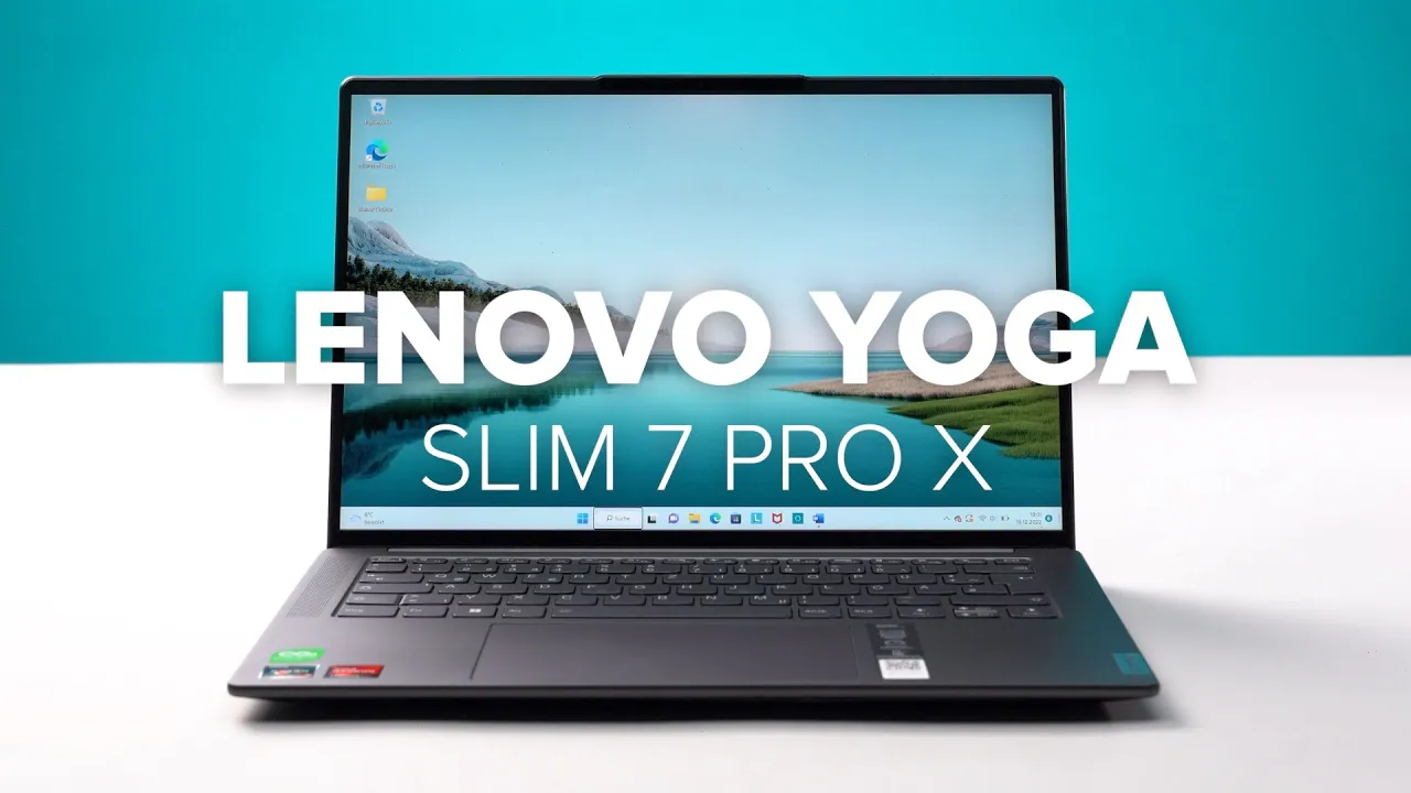 Vido-Test de Lenovo Yoga Slim 7 Pro par Computer Bild