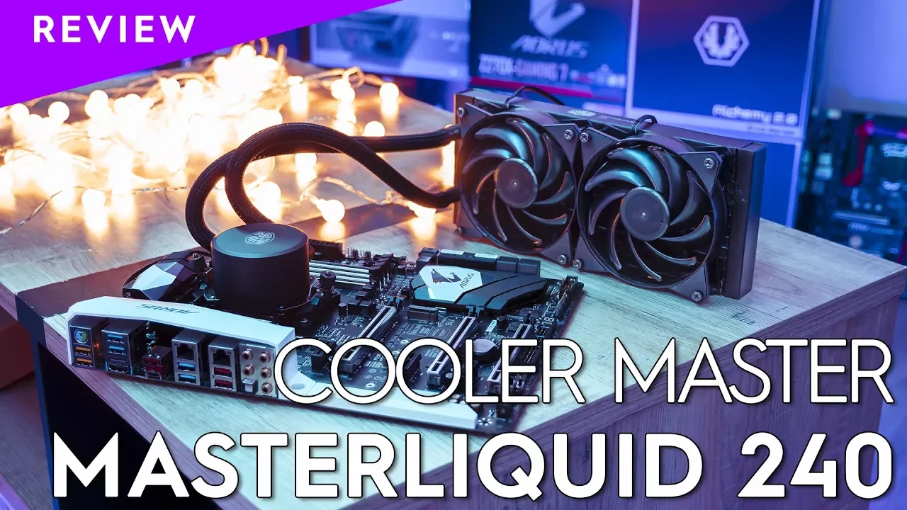 Vido-Test de Cooler Master MasterLiquid 240 par TopAchat