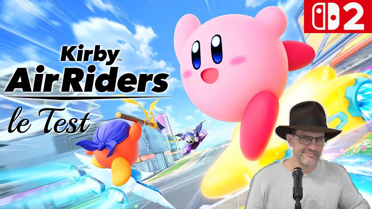 Vido-Test de Kirby Air Riders par Salon de Gaming de Monsieur Smith