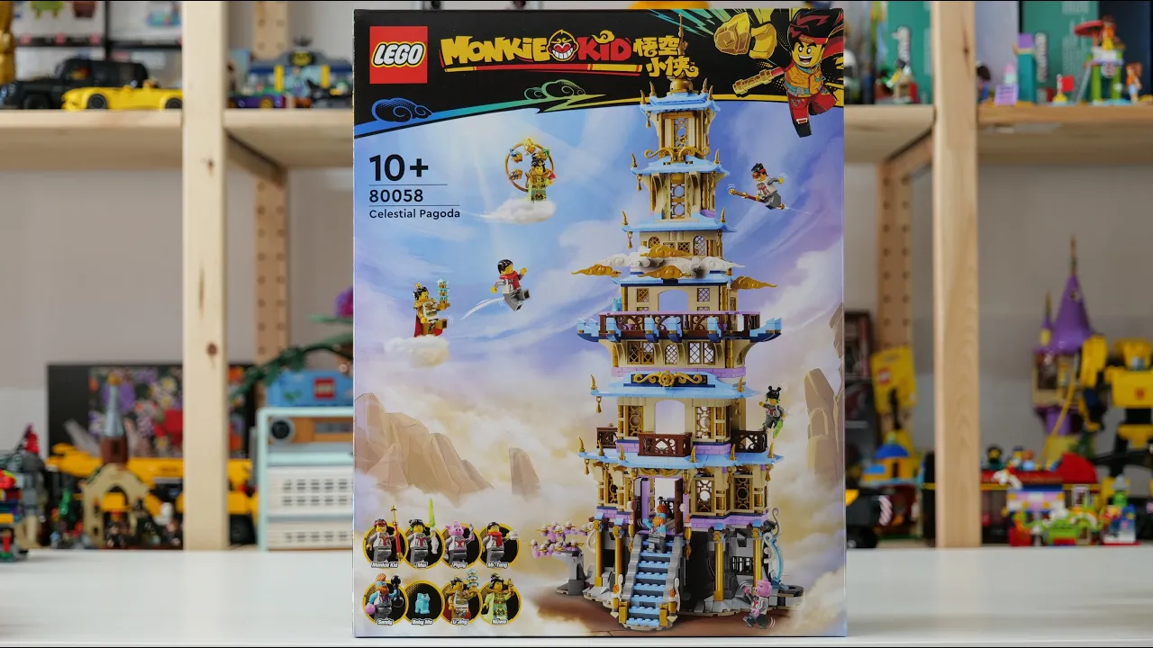 LEGO Monkie Kid 80058 Celestial Pagoda - LEGO Speed Build Review-[Wed ...