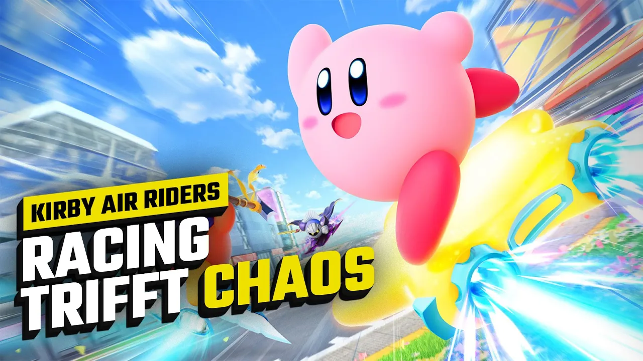 Vido-Test de Kirby Air Riders par PC Games