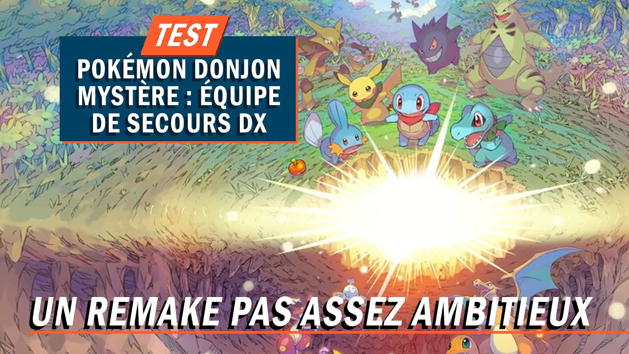 Vido-Test de Pokemon Mystery Dungeon: Rescue Team DX par JeuxVideo.com