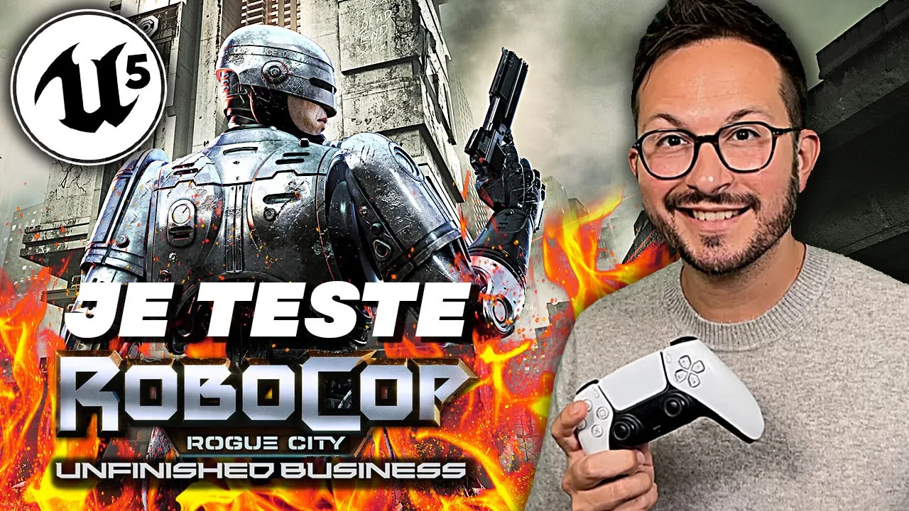 Vidéo-Test de Robocop Rogue City: Unfinished Business par Julien Chièze
