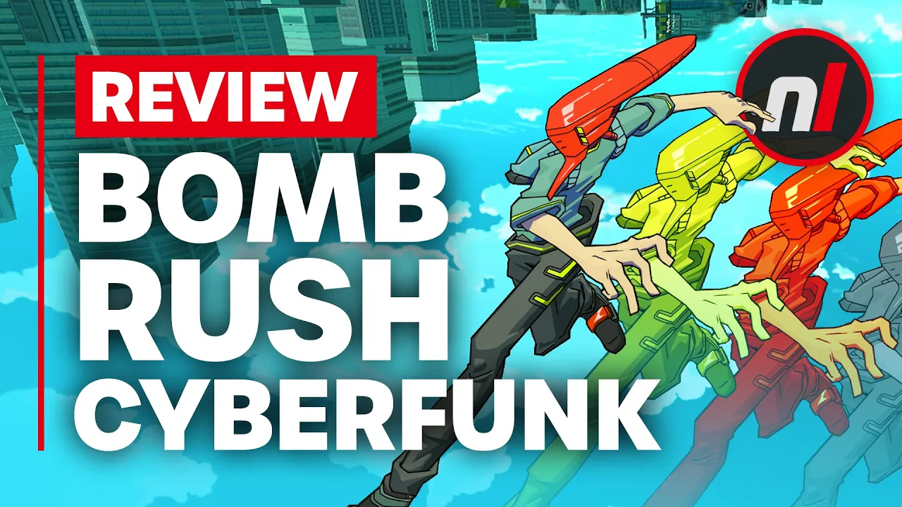 Vido-Test de Bomb Rush Cyberfunk par Nintendo Life