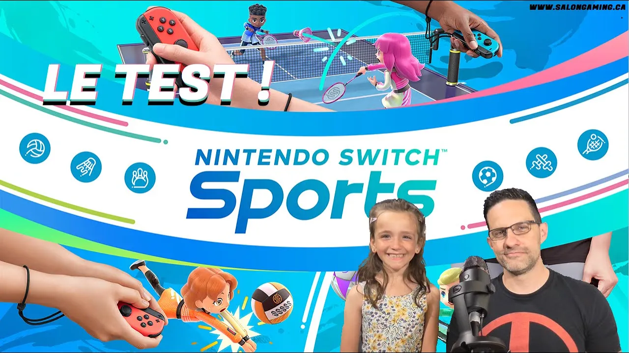 Vido-Test de Nintendo Switch Sports par Salon de Gaming de Monsieur Smith