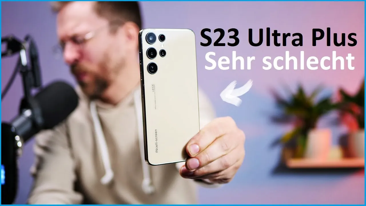 Vido-Test de Samsung Galaxy S23 Ultra par Moschuss