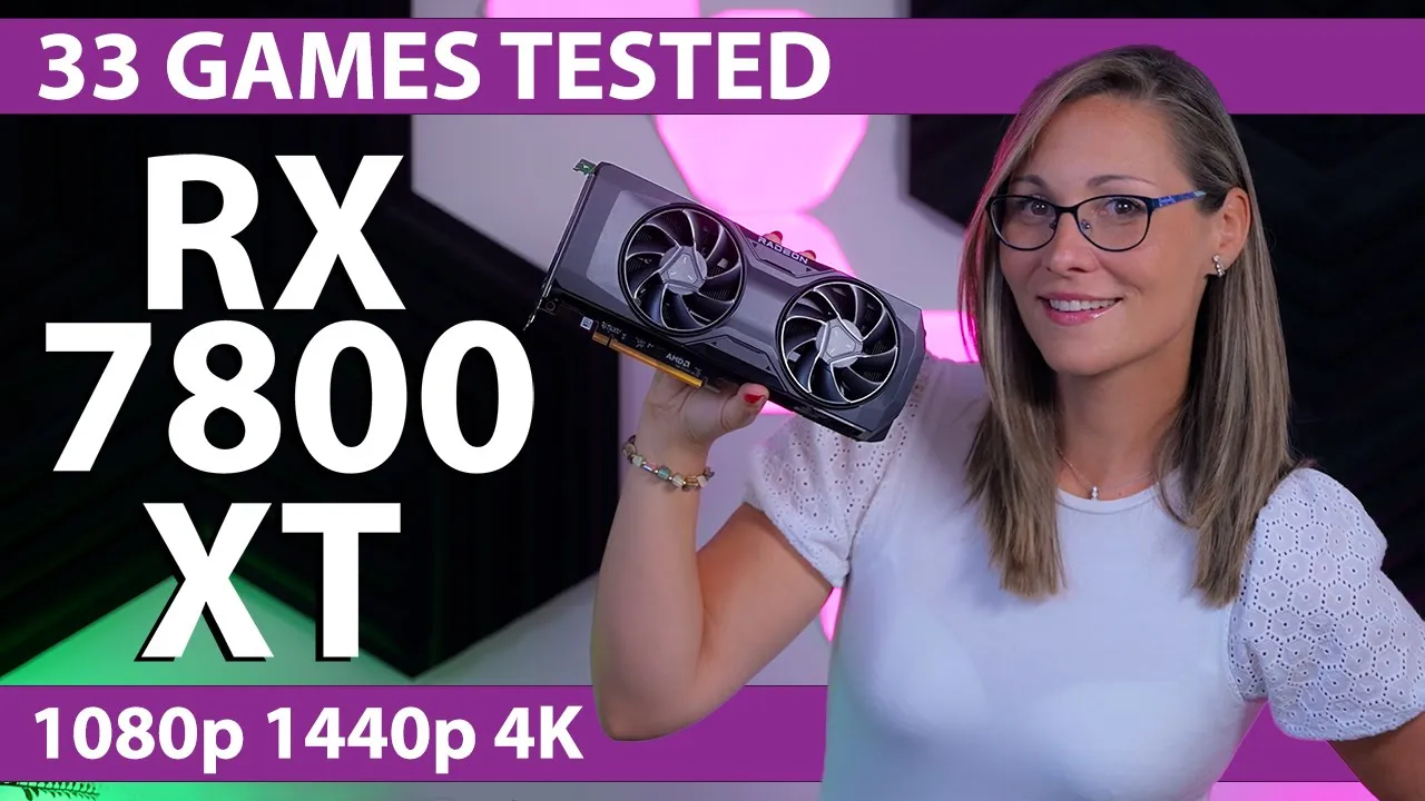 Vido-Test de AMD RX 7800 XT par Techtesters