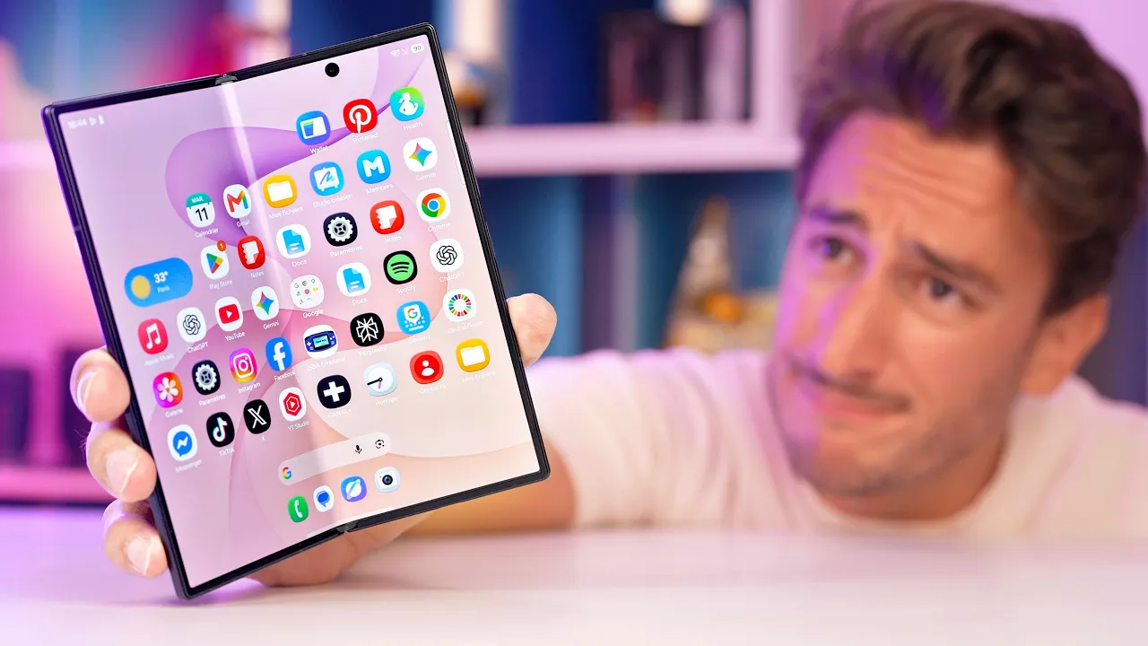 Vid�o-Test de Samsung Galaxy Z Fold 8 Ultra par TheiCollection