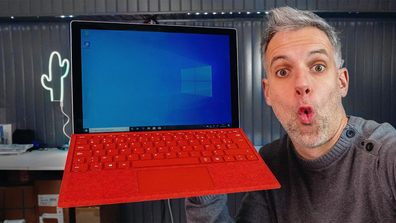 Vido-Test de Microsoft Surface Pro 7 par Monsieur GRrr