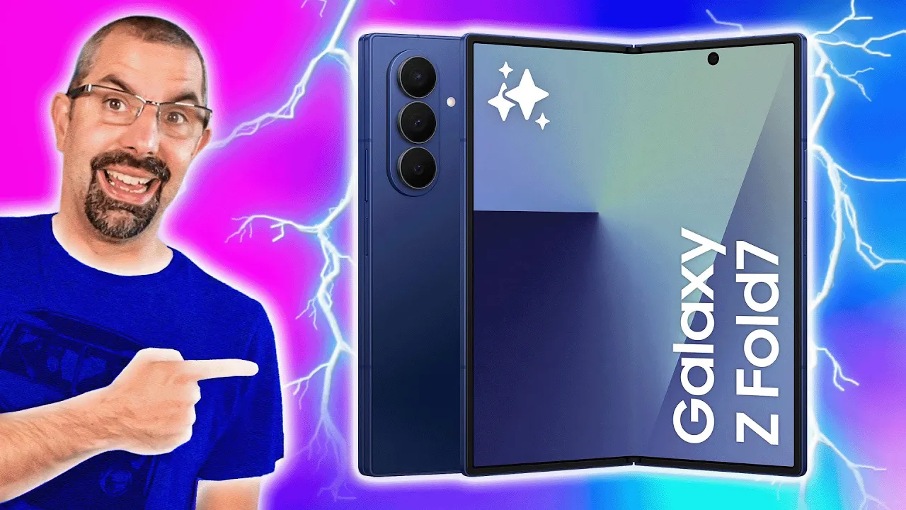 Vido-Test de Samsung Galaxy Z Fold 7 par Tech and Shoot
