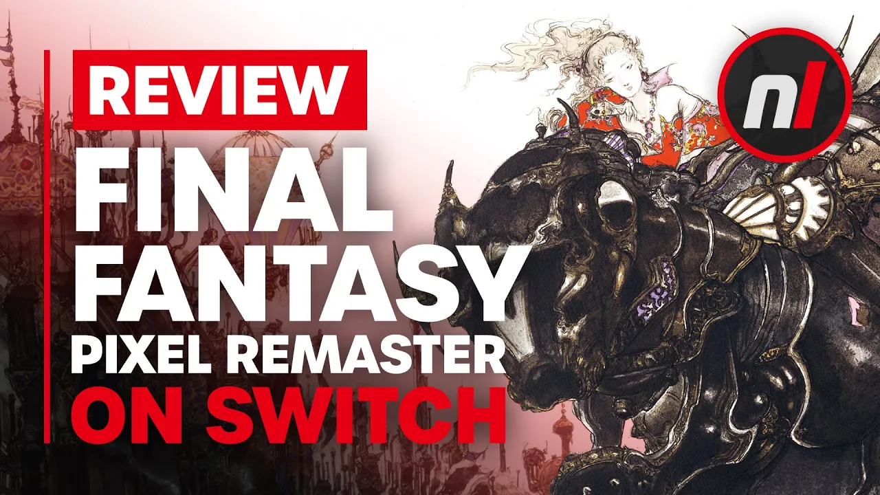 Vido-Test de Final Fantasy I-VI Pixel Remaster par Nintendo Life