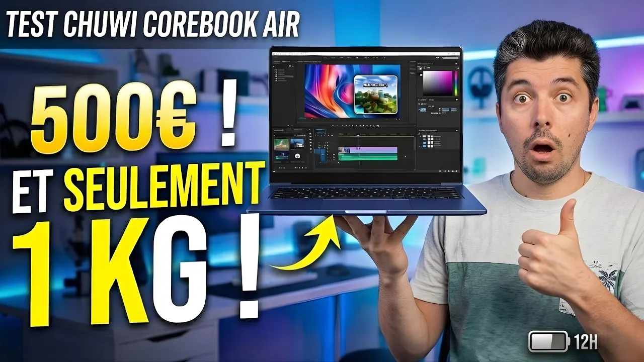 Vid�o-Test de Chuwi CoreBook Air par Kulture ChroniK