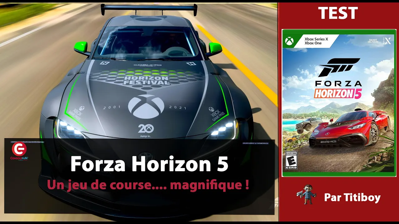 Vido-Test de Forza Horizon 5 par ConsoleFun