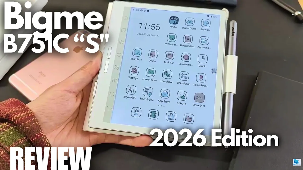 Vid�o-Test de Bigme Read par OSReviews