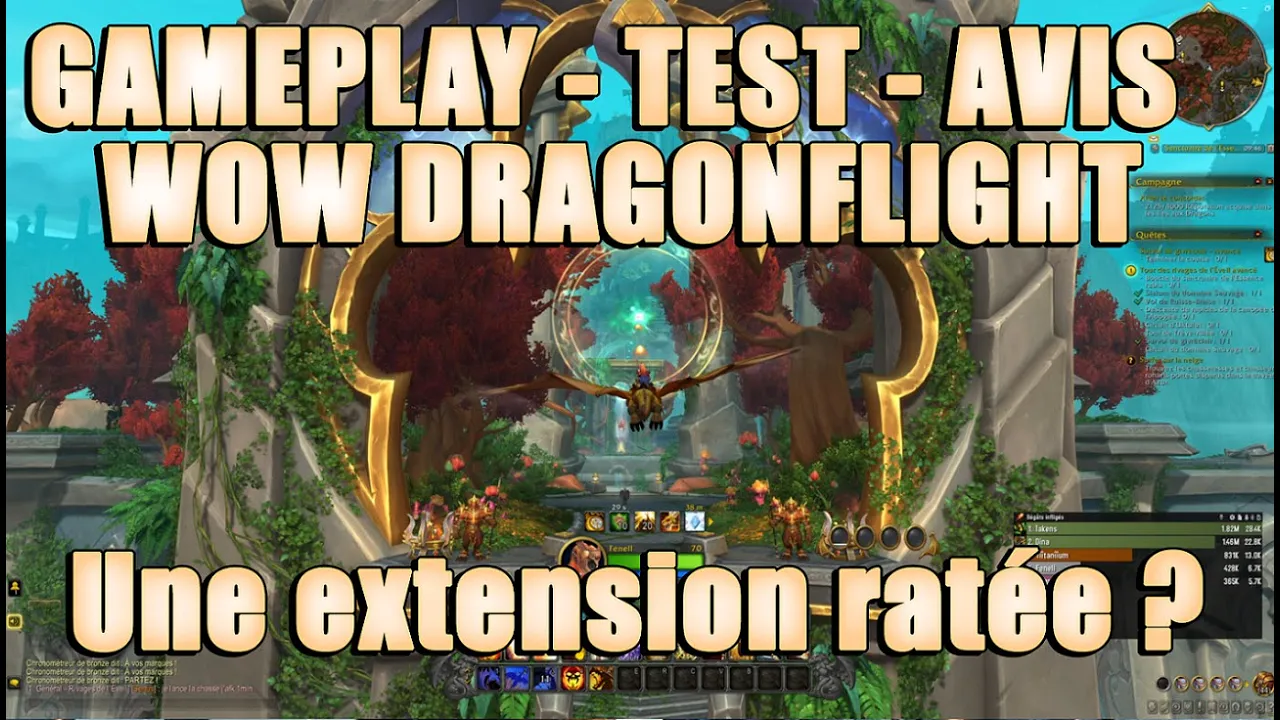 Vido-Test de World of Warcraft Dragonflight par Zeyne