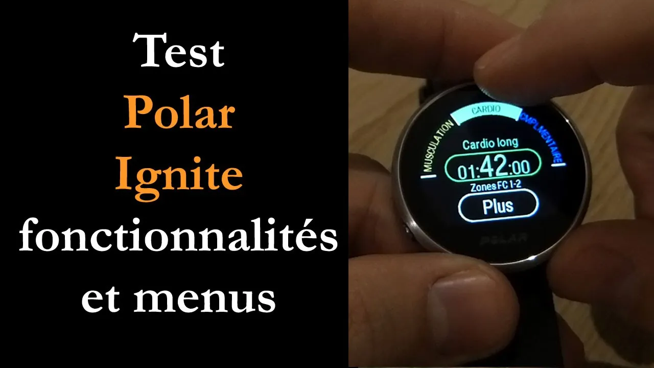Vido-Test de Polar Ignite par Montre cardio GPS