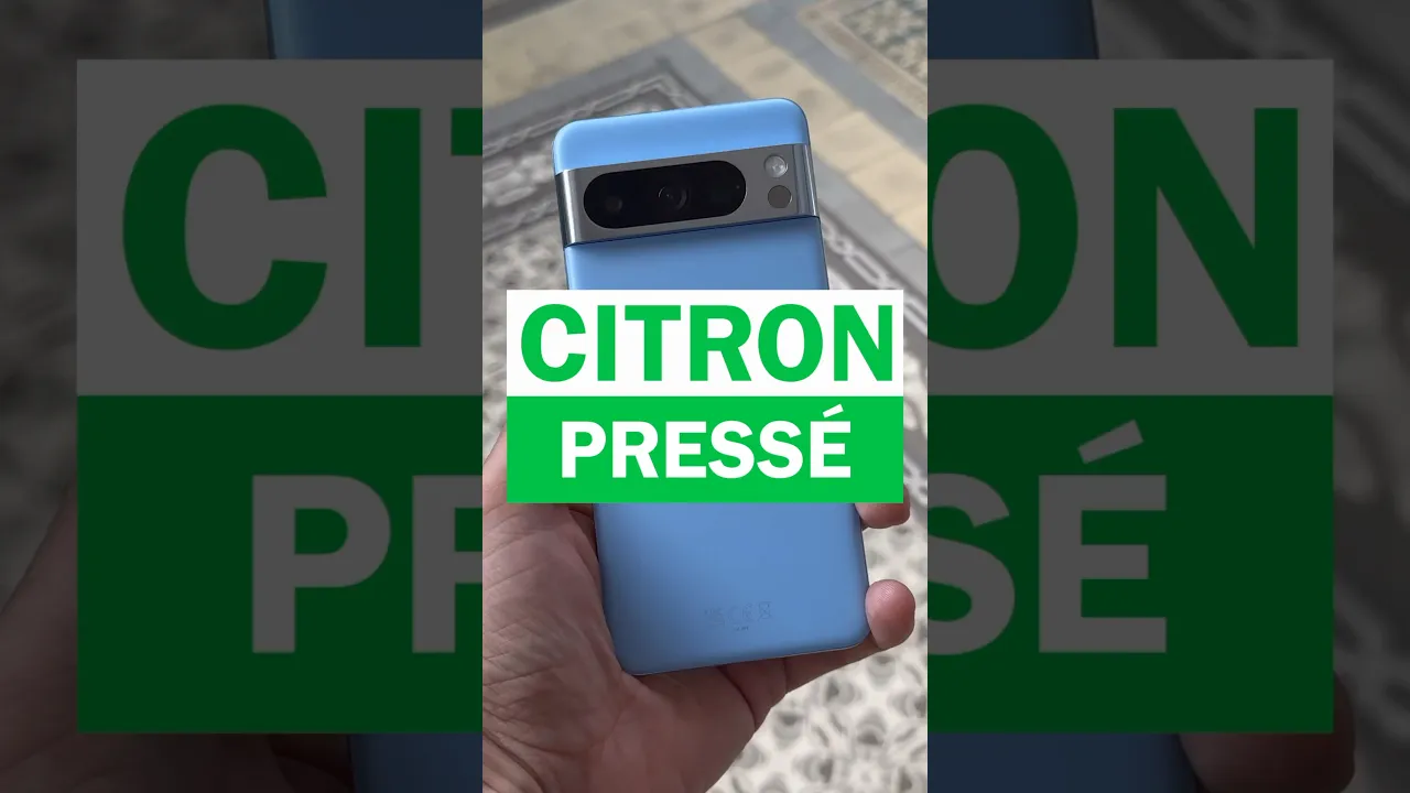 Vido-Test de Google Pixel 8 par Presse Citron