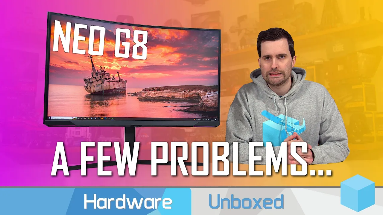 Vido-Test de Samsung Odyssey Neo G8 par Hardware Unboxed