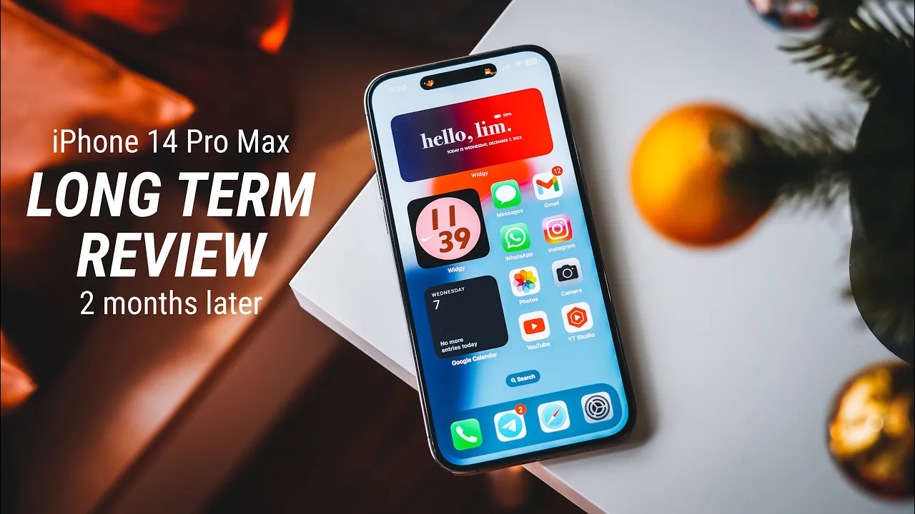 Vido-Test de Apple iPhone 14 Pro Max par Lim Reviews