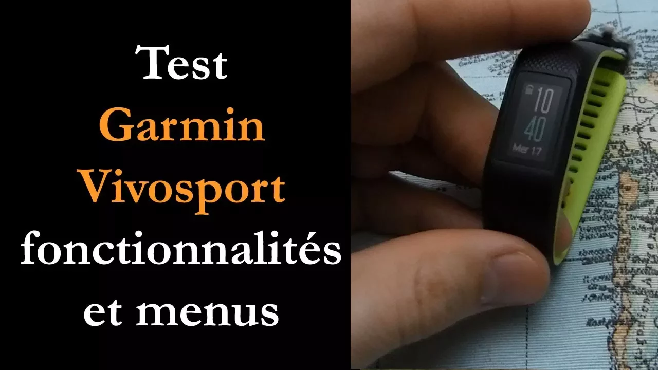 Vido-Test de Garmin Vivosport par Montre cardio GPS