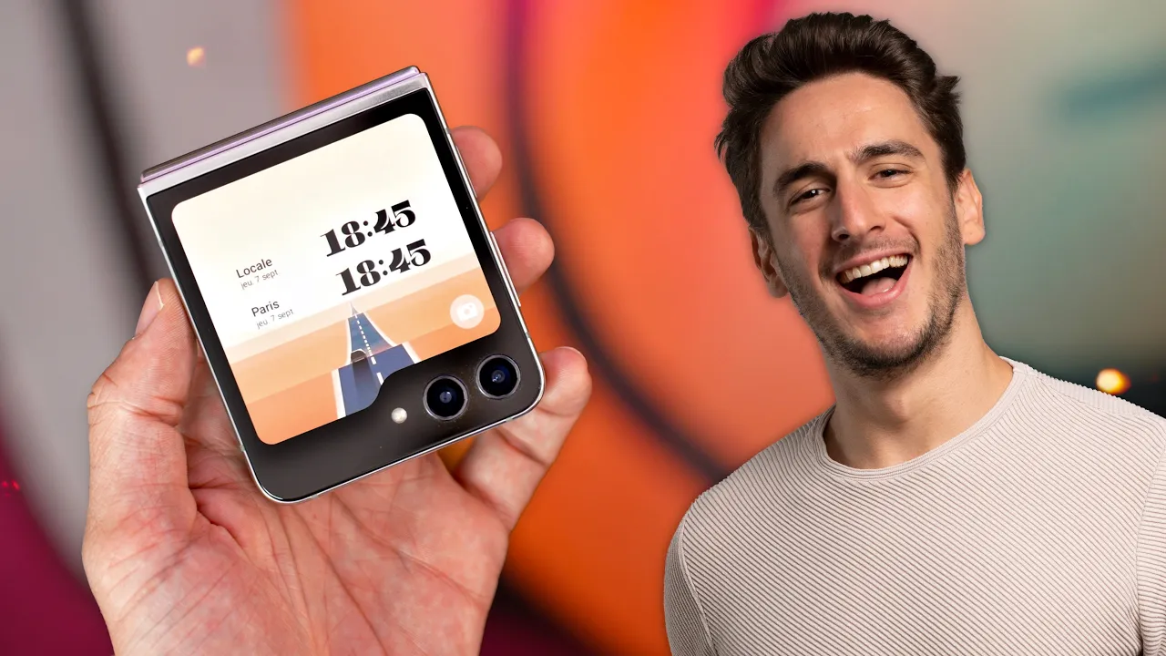 Vido-Test de Samsung Galaxy Z Flip 5 par TheiCollection