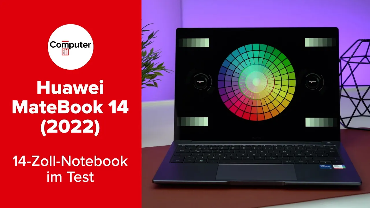 Vido-Test de Huawei MateBook 14 par Computer Bild
