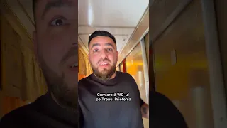 Cum arată WC-ul pe Trenul Prietenia, care leagă Bucureștiul de Chișinău 🔥