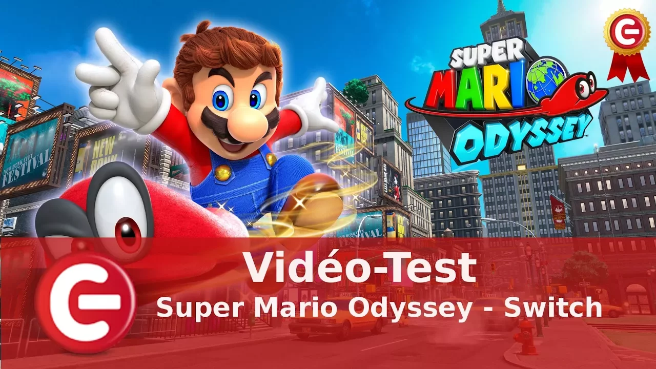 Vido-Test de Super Mario Odyssey par ConsoleFun