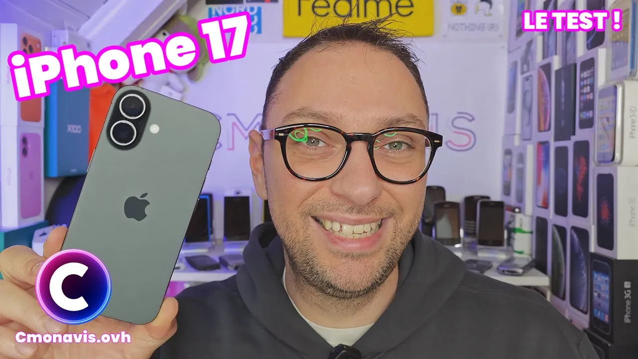 Vid�o-Test de Apple iPhone 17 par Cmonavis