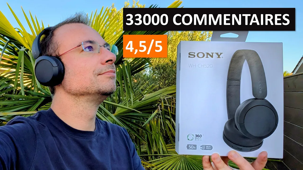 Vido-Test de Sony WH-CH520 par Avis Express