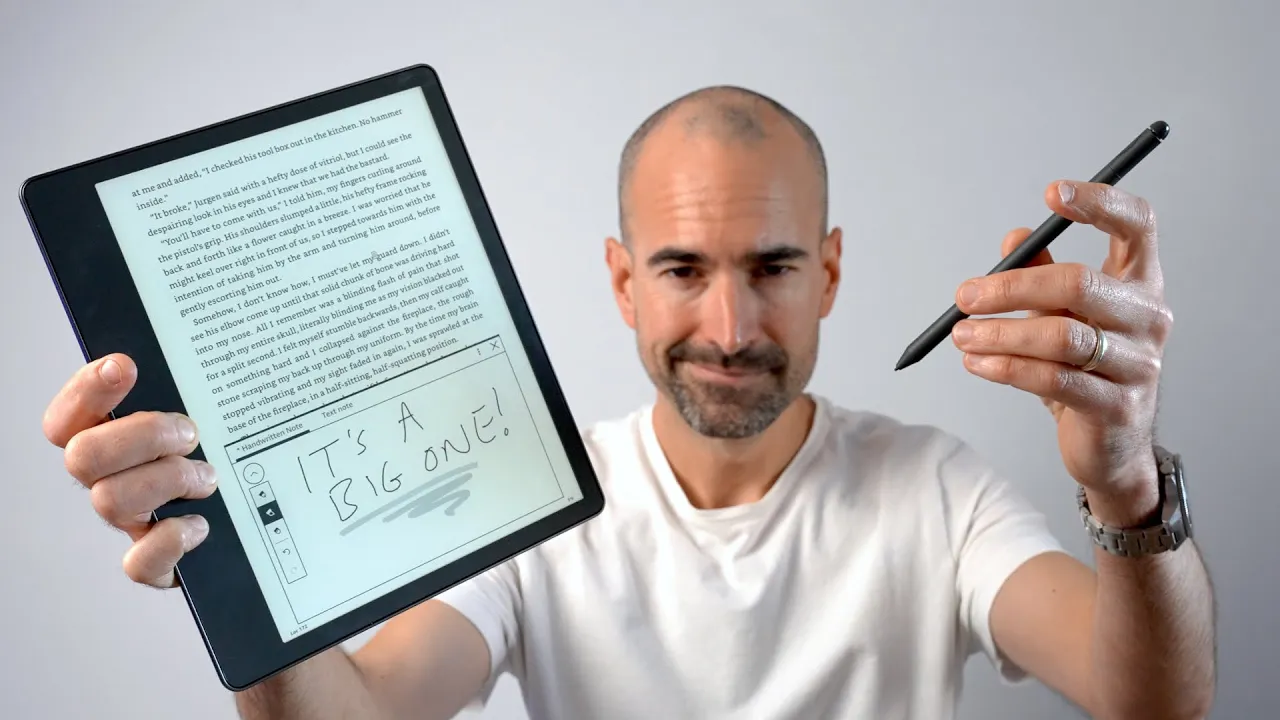 Vido-Test de Amazon Kindle Scribe par Tech Spurt