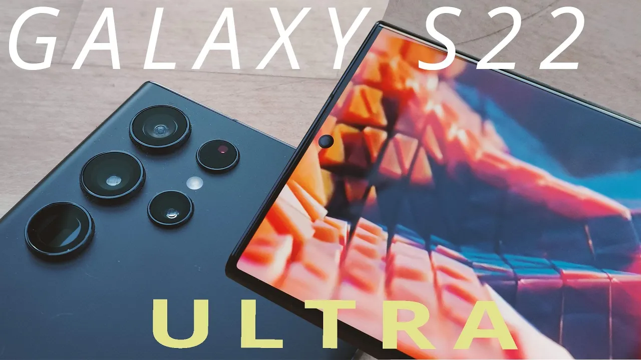 Vido-Test de Samsung Galaxy S22 Ultra par Nils Ahrensmeier