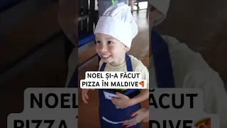 Noel și-a făcut Pizza în Maldive. 🌴🍕