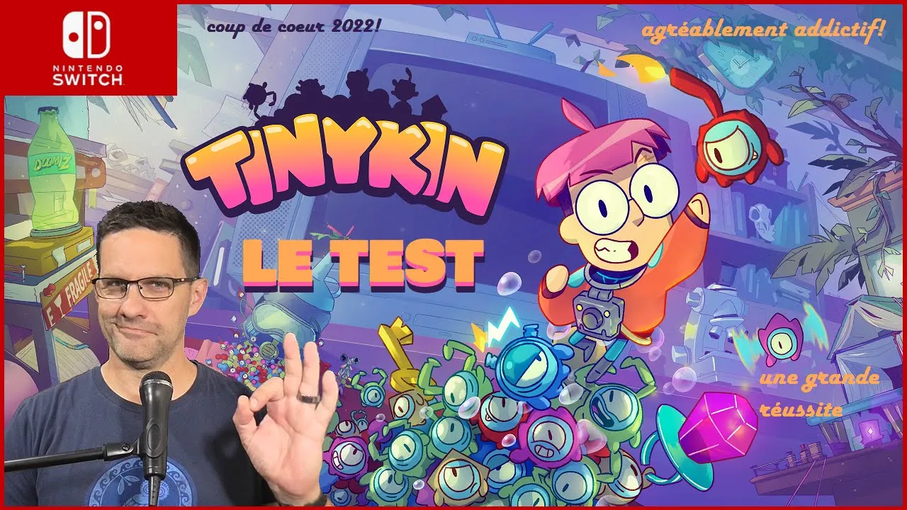 Vido-Test de Tinykin par Salon de Gaming de Monsieur Smith
