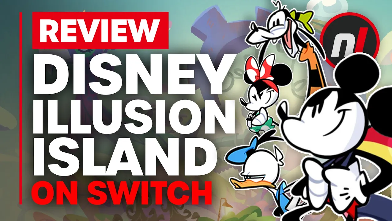 Vido-Test de Disney Illusion Island par Nintendo Life
