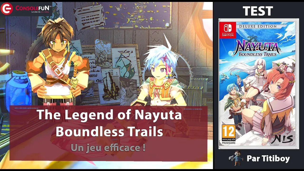Vido-Test de The Legend of Nayuta Boundless Trails par ConsoleFun