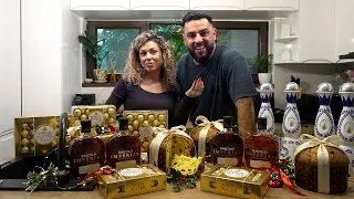 Facem UNBOXING la un COȘ CADOU de Crăciun cu dulciuri și băutură!