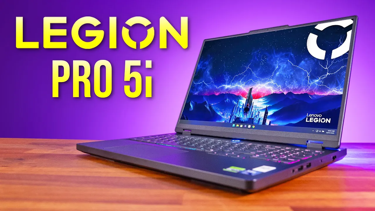 Vido-Test de Lenovo Legion Pro 5 par Jarrod'sTech