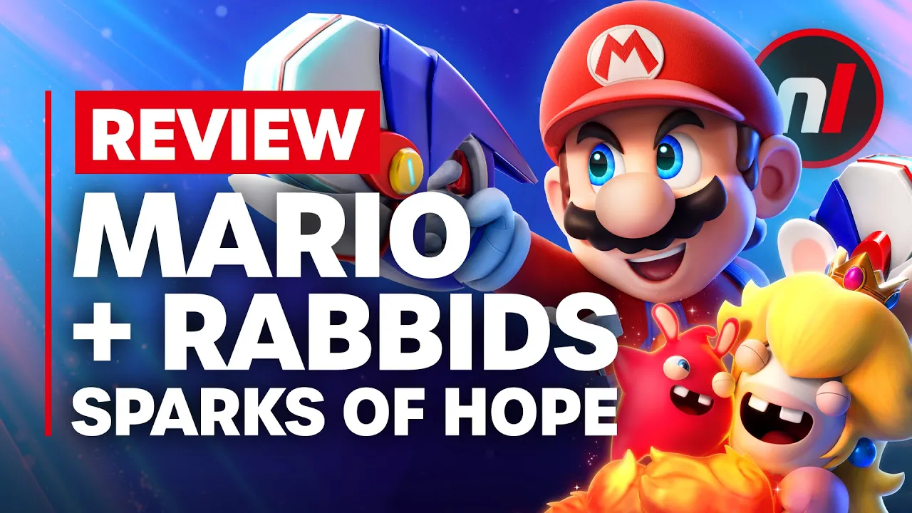 Vido-Test de Mario + Rabbids Sparks of Hope par Nintendo Life
