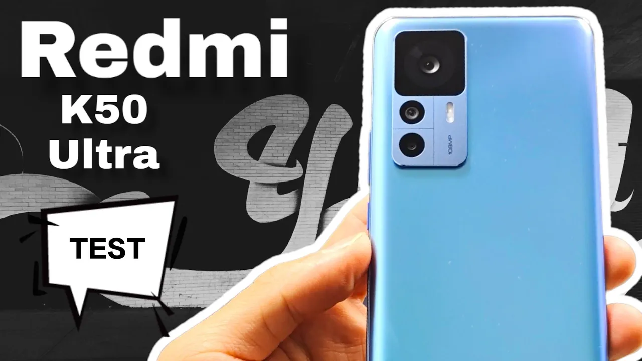 Vido-Test de Xiaomi Redmi K50 Ultra par Espritnewgen