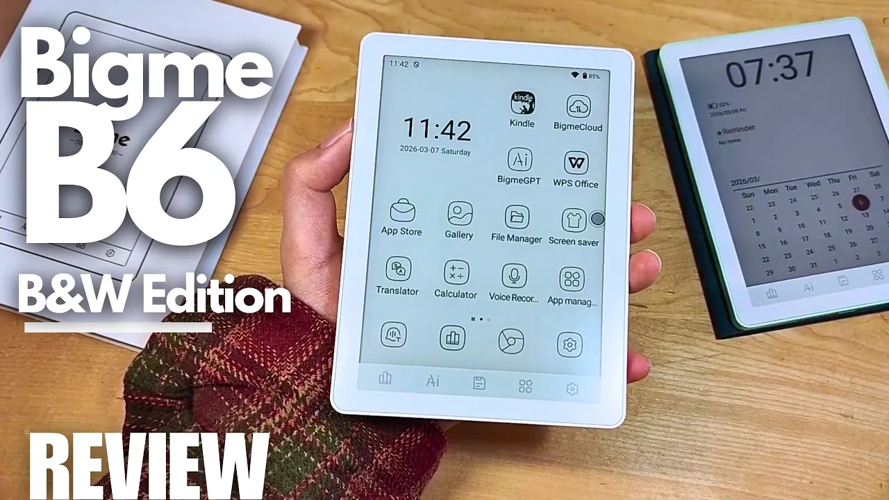 Vid�o-Test de Bigme Read par OSReviews