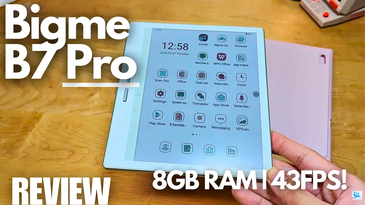 Vid�o-Test de Bigme Read par OSReviews