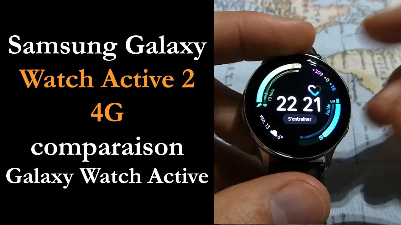Vido-Test de Samsung Galaxy Watch Active 2 par Montre cardio GPS