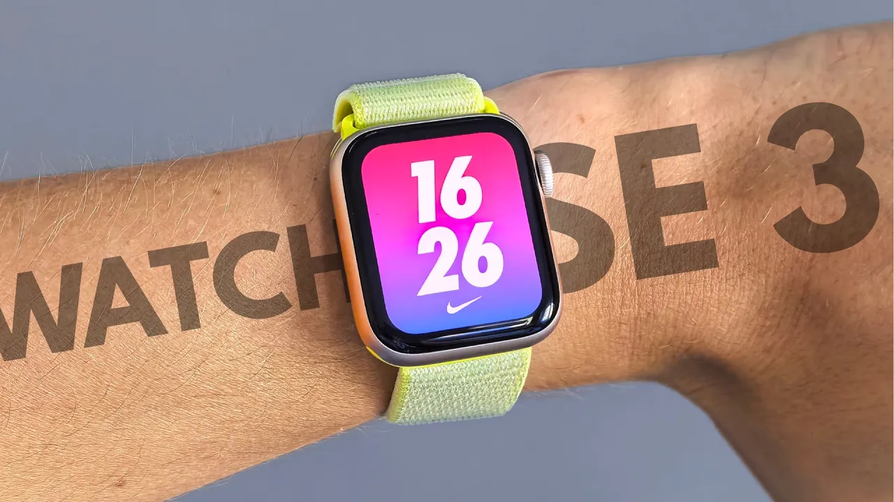 Vido-Test de Apple Watch SE 3 par Discoverdose
